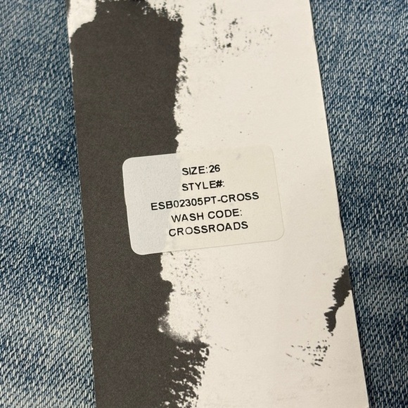 Studio Blue Distressed High Rise Denim Shorts | NWT - Picture 5 of 5